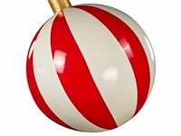 Grote kerstbal van glasvezel - afbeelding 1 van  2