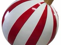 Grote kerstbal van glasvezel - afbeelding 2 van  2