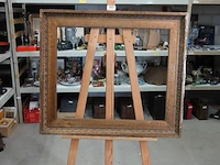 Grote klassieke houten lijst binnenmaat 51x60cm - afbeelding 1 van  5