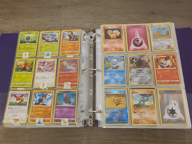 Grote map gevuld met (zeldzame) pokémon kaarten + gevulde deckbox - afbeelding 13 van  67