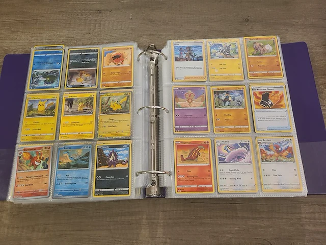Grote map gevuld met (zeldzame) pokémon kaarten + gevulde deckbox - afbeelding 22 van  67