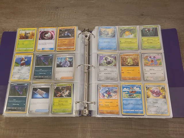 Grote map gevuld met (zeldzame) pokémon kaarten + gevulde deckbox - afbeelding 26 van  67