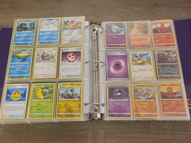 Grote map gevuld met (zeldzame) pokémon kaarten + gevulde deckbox - afbeelding 49 van  67