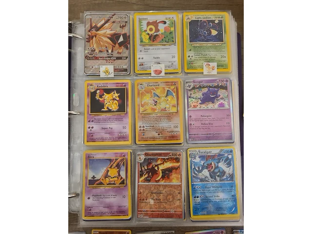 Grote map gevuld met (zeldzame) pokémon kaarten + gevulde deckbox - afbeelding 45 van  67