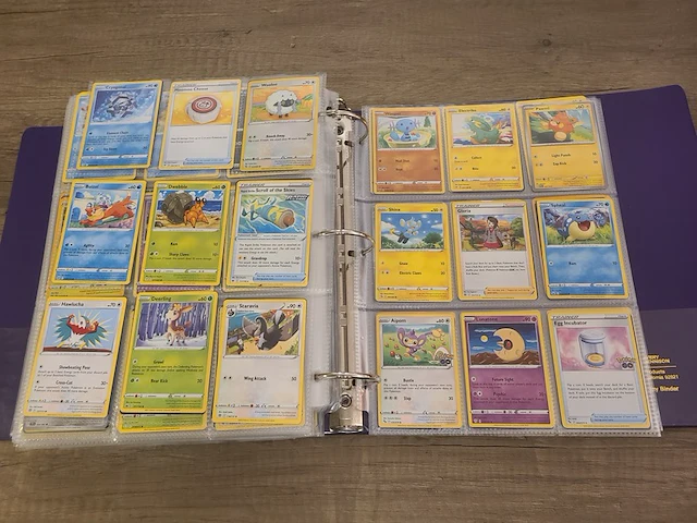 Grote map gevuld met (zeldzame) pokémon kaarten + gevulde deckbox - afbeelding 58 van  67