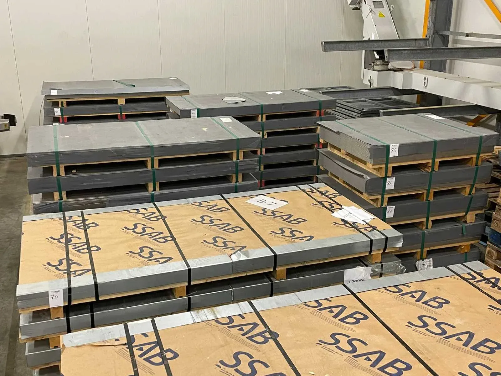 Grote partij gegalvaniseerde staal platen en electro onderdelen