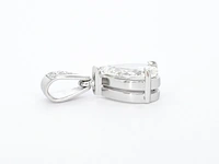 Grote peer shape diamant in een witgouden hanger van 2.01 carat - afbeelding 6 van  9