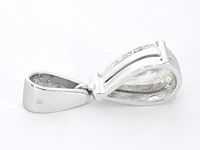 Grote peer shape diamant in een witgouden hanger van 2.01 carat - afbeelding 8 van  9