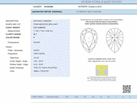 Grote peer shape diamant in een witgouden hanger van 2.01 carat - afbeelding 9 van  9