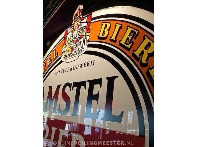 Grote reclame lichtbak amstel bier - afbeelding 5 van  5
