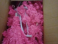 Grote rose kunst kerstboom nieuw in doos - afbeelding 7 van  9