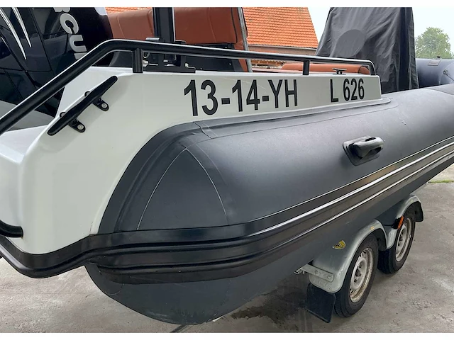 Grote rubberboot selvad d760.d, 13-14-yh (inclusief trailer) - afbeelding 10 van  31