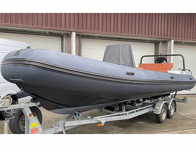 Grote rubberboot selvad d760.d, 13-14-yh (inclusief trailer) - afbeelding 12 van  31