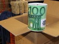 Grote spaarpot 100 euro 1x - afbeelding 1 van  3