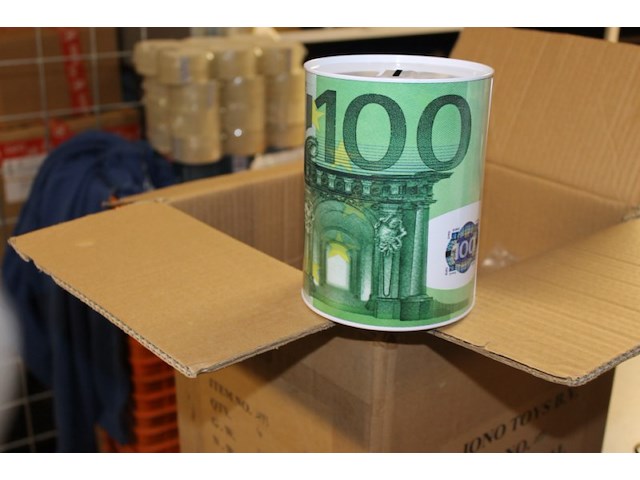 Grote spaarpot 100 euro 1x - afbeelding 2 van  3