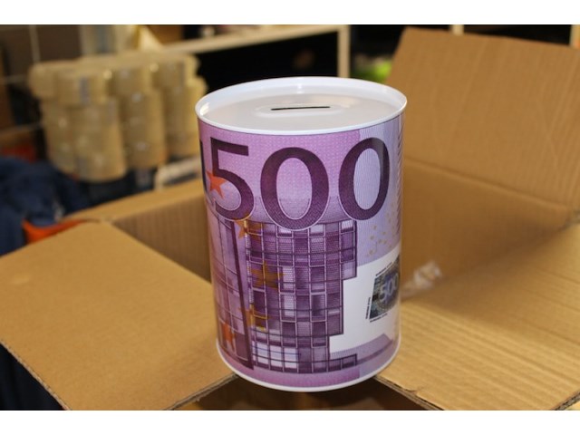 Grote spaarpot 500 euro 1x - afbeelding 2 van  3