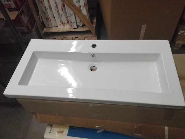 Grote spoelbak met 1 kraangat - afbeelding 1 van  4