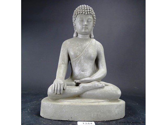 Grote stenen boeddha - afbeelding 2 van  5