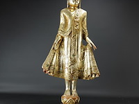 Grote vergulde boeddha - afbeelding 1 van  5