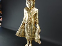 Grote vergulde boeddha - afbeelding 3 van  5