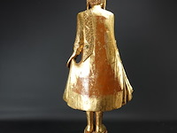 Grote vergulde boeddha - afbeelding 4 van  5