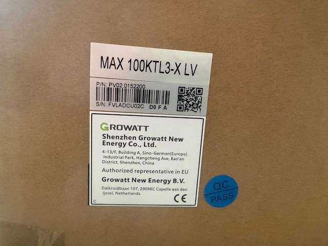 Growatt 100 ktl 3-x lv (100 kw) omvormer t.b.v. zonnepanelen - afbeelding 6 van  8