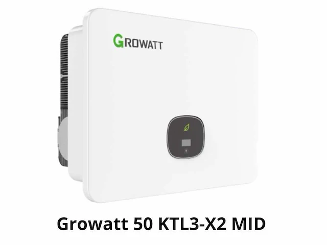 Growatt 50 ktl3-x2 mid 50k omvormer t.b.v. zonnepanelen - afbeelding 1 van  4