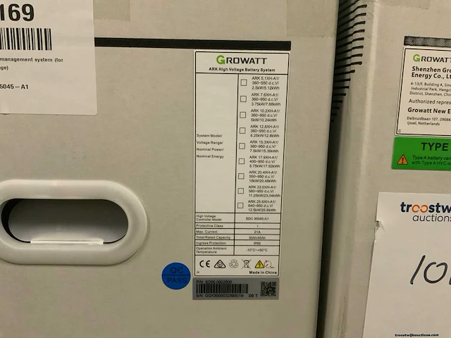 Growatt ark xh battery management system - afbeelding 4 van  4