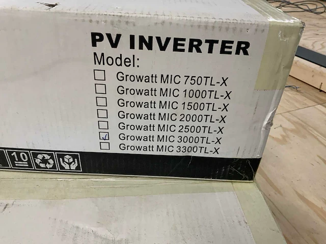 Growatt mic 3000tl-x omvormer (5x) - afbeelding 4 van  5
