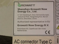 Growatt pv grid inverter voor zonnepanelen model mic 1000tl-x | nieuw in doos - afbeelding 5 van  5