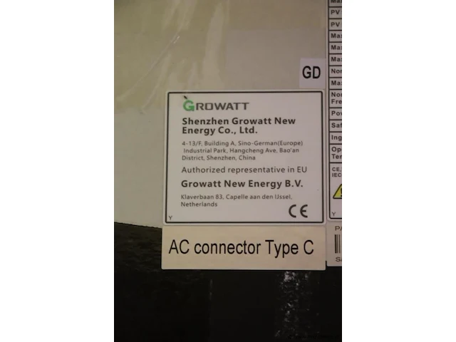 Growatt pv grid inverter voor zonnepanelen model mic 1000tl-x | nieuw in doos - afbeelding 5 van  5