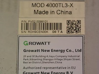 Growatt pv grid inverter voor zonnepanelen model min 4200tl-xe| nieuw in doos - afbeelding 6 van  6