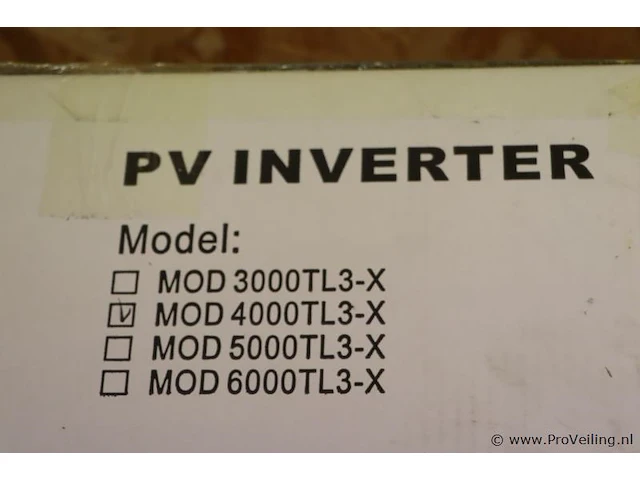 Growatt pv grid inverter voor zonnepanelen model mod 4000tl3-x | nieuw in doos - afbeelding 3 van  4