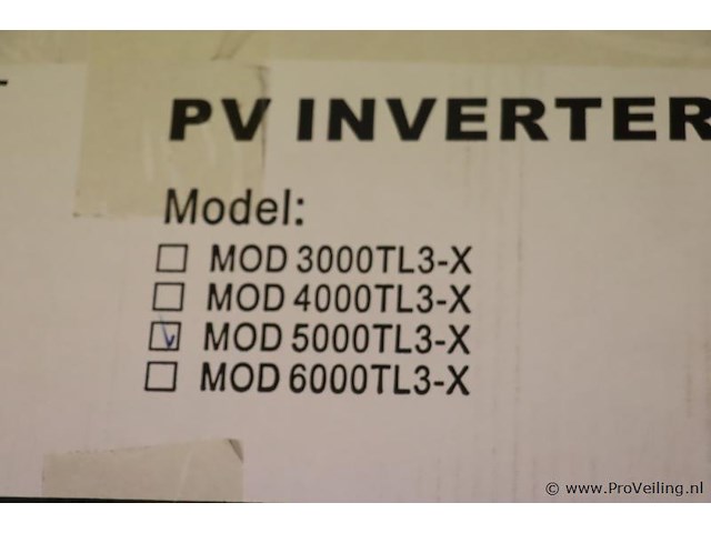 Growatt pv grid inverter voor zonnepanelen model mod 5000tl3-x | nieuw in doos - afbeelding 3 van  4