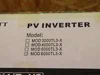 Growatt pv grid inverter voor zonnepanelen model mod 6000tl3-x | nieuw in doos - afbeelding 3 van  4