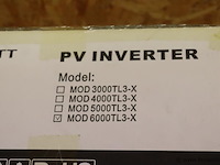 Growatt pv grid inverter voor zonnepanelen model mod 6000tl3-x | nieuw in doos - afbeelding 3 van  4