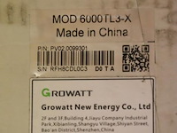 Growatt pv grid inverter voor zonnepanelen model mod 6000tl3-x | nieuw in doos - afbeelding 4 van  4