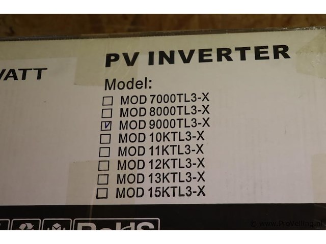 Growatt pv grid inverter voor zonnepanelen model mod 9000tl3-x | nieuw in doos - afbeelding 3 van  4