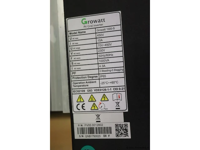 Growatt pv-inverter/omvormers | model 1000-s en 2000-s | 2 stuks - afbeelding 2 van  3