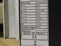 Growatt pv-inverter/omvormers | model 1000-s en 2000-s | 2 stuks - afbeelding 3 van  3