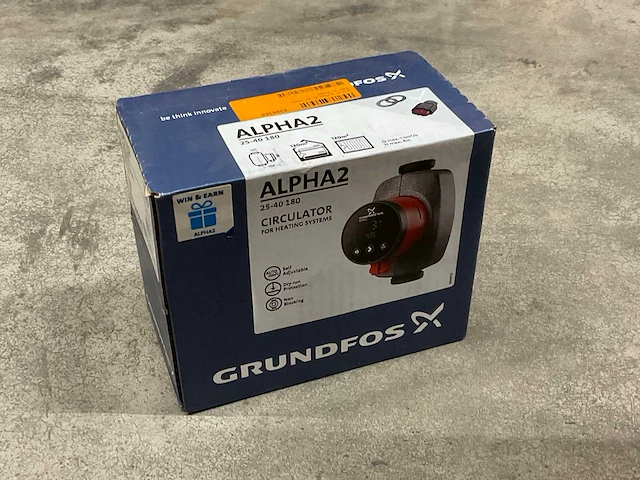 Grundfos alpha2 25-40 180 cv-pomp - afbeelding 1 van  1