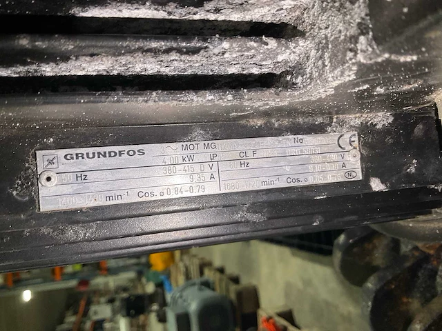 Grundfos clm 125-211-4,0 circulatiepomp - afbeelding 3 van  3