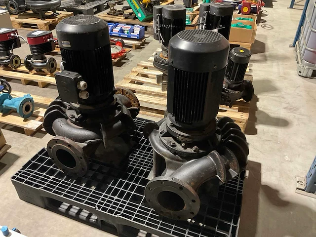 Grundfos clm 125-228-5.5 circulatiepomp (2x) - afbeelding 2 van  5