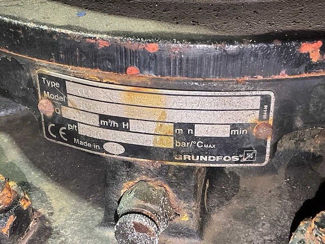 Grundfos clm 125-228-5.5 circulatiepomp (2x) - afbeelding 5 van  5