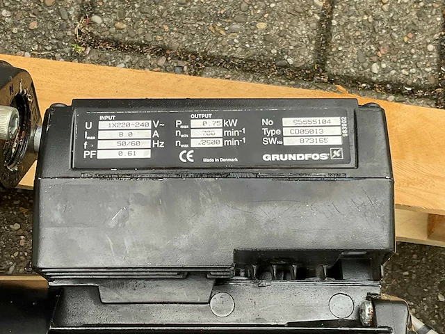 Grundfos cre 4-40 centrifugaal pomp (2x) - afbeelding 6 van  8