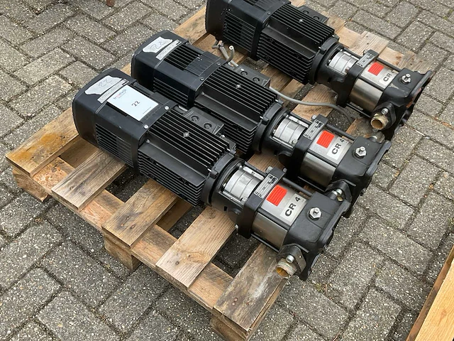 Grundfos cre 4-40 centrifugaal pomp (3x) - afbeelding 3 van  8