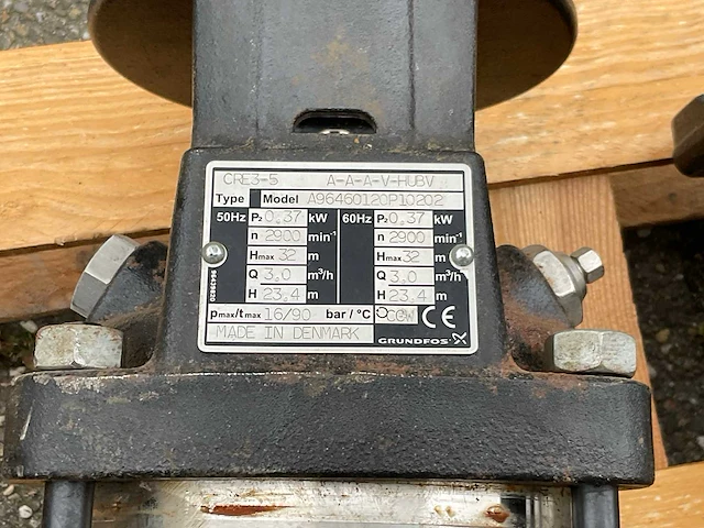 Grundfos cre 4-40 centrifugaal pomp divers (4x) - afbeelding 10 van  10