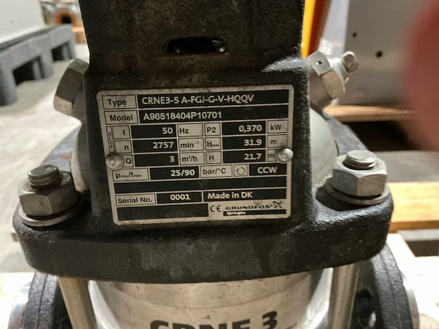 Grundfos crne3-5a-fgj-g-v-hqqv waterpomp - afbeelding 6 van  7