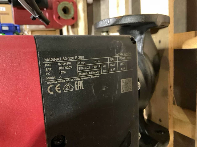 Grundfos magna1 50-120 f 280 circulatiepomp - afbeelding 3 van  3