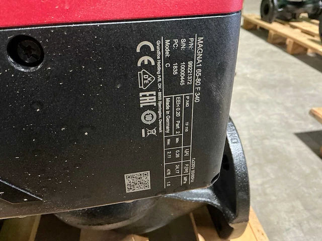 Grundfos magna1 65-80f340 circulatiepomp unit dn65 - afbeelding 4 van  6